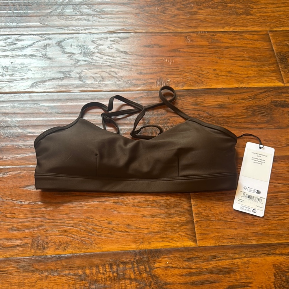 ALO Yoga Brown Sports Bra Racerback Intimates